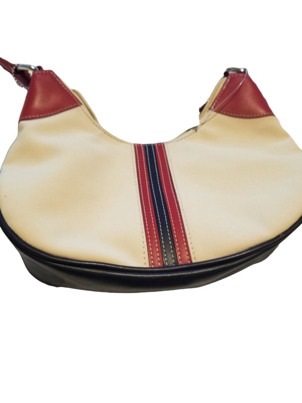 Purse Bag Shoulder 10" x  6" x 3"    15" Strap inside Zipper and 2 slit pockets